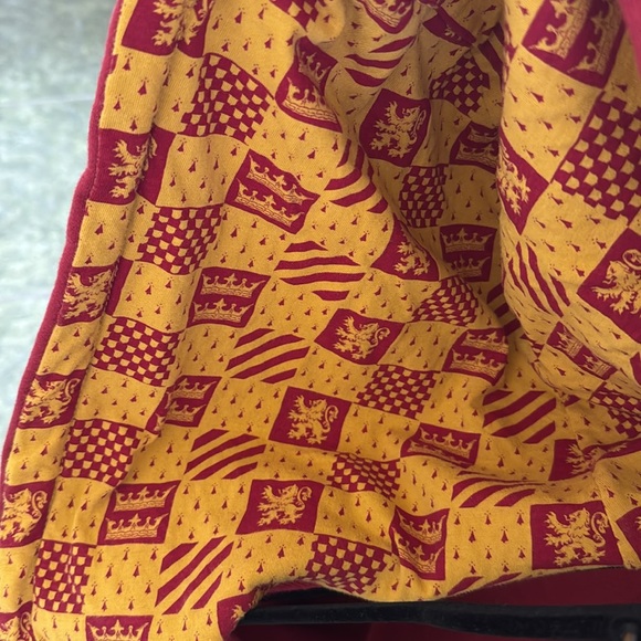 Harry Potter Hoodie Men's Gryffindor Wizarding World Jacket Red Full Zip L - Picture 5 of 5